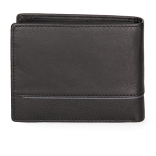 Portafoglio  da uomo In Vera pelle Made in Italy 12x10x3 cm