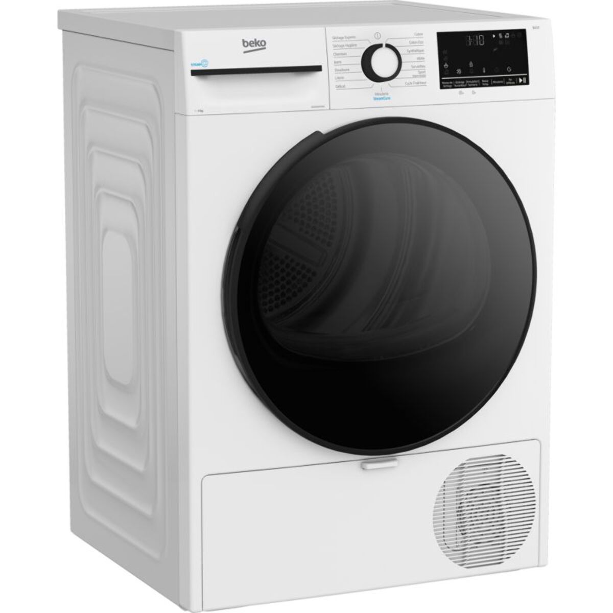 Sèche linge pompe à chaleur BEKO D3H29D93WC 9kg - Idéal famille & Anti-froissage