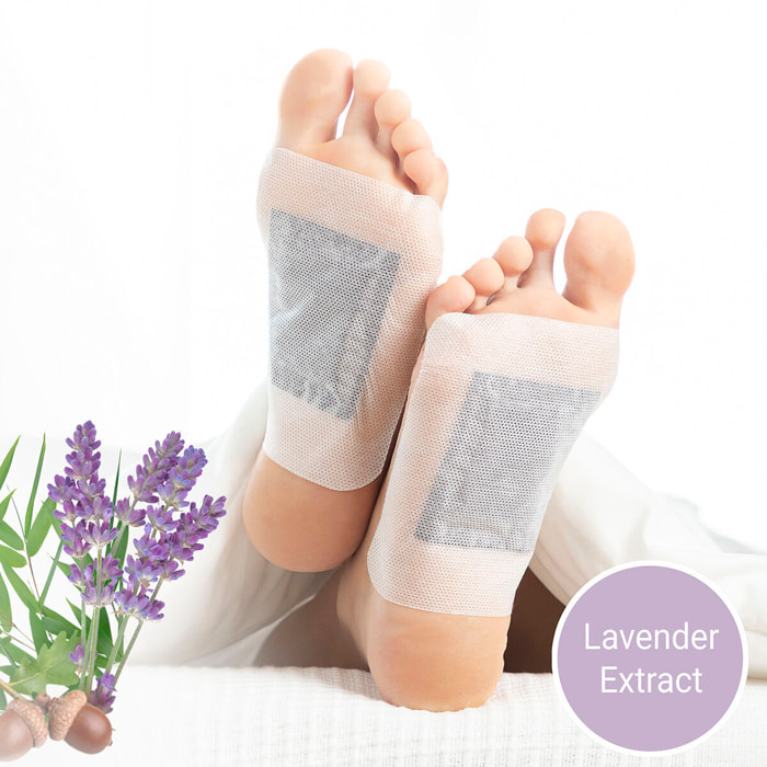 Patchs Détoxifiants pour les pieds Lavender InnovaGoods 10 Unités