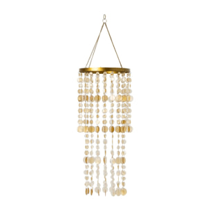 J-Line abat-jour perles - doré - small