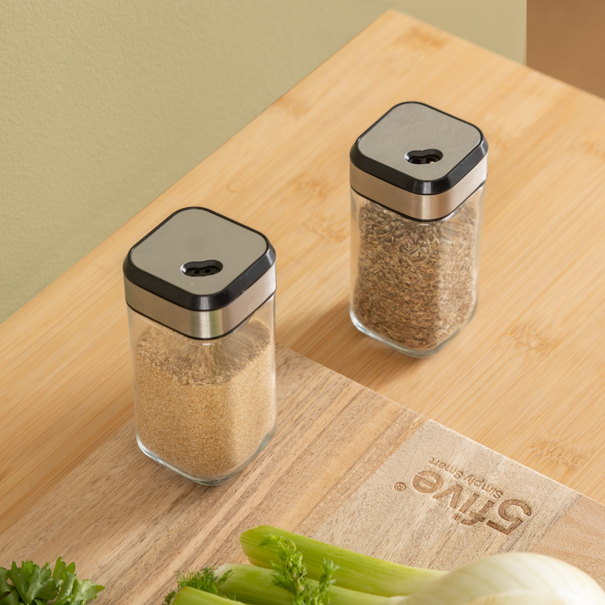 Set distributeur sel/poivre x2