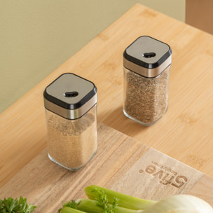 Set distributeur sel/poivre x2