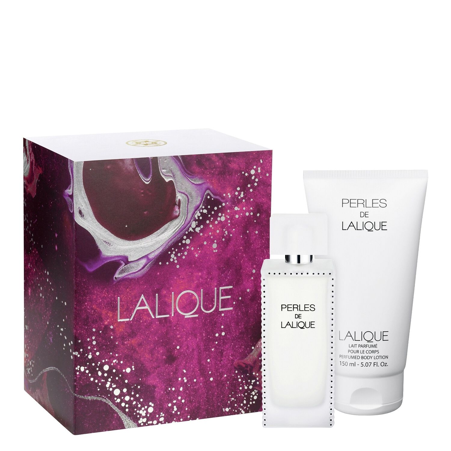 Perles de Lalique - Coffret Eau de parfum 100ml + Lait Corps 150ml