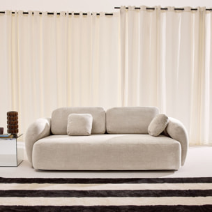 Canapé 3 places tissu chenille  CLOUD