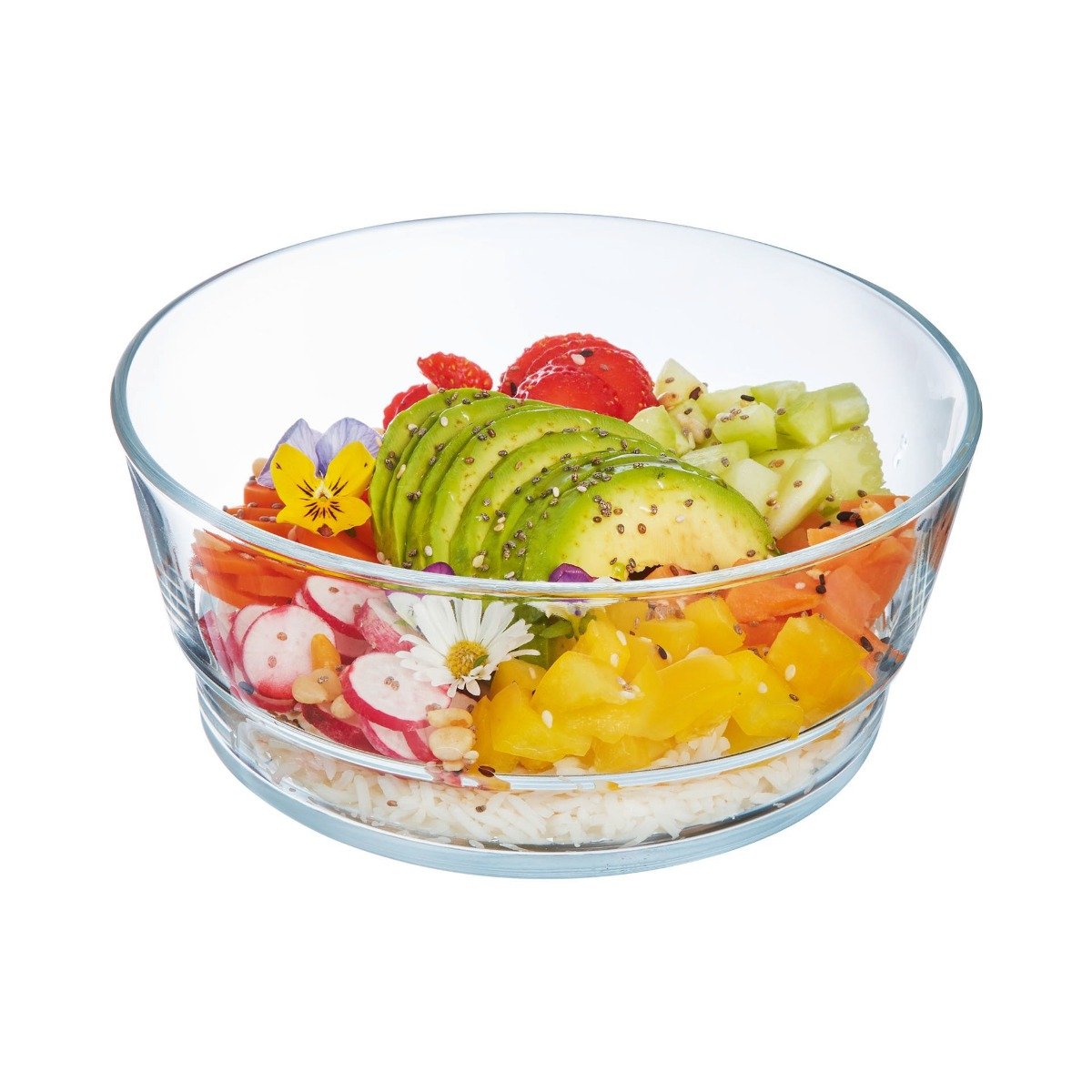 Boite de conservation 110 cl avec couvercle Eat & Joy - Luminarc