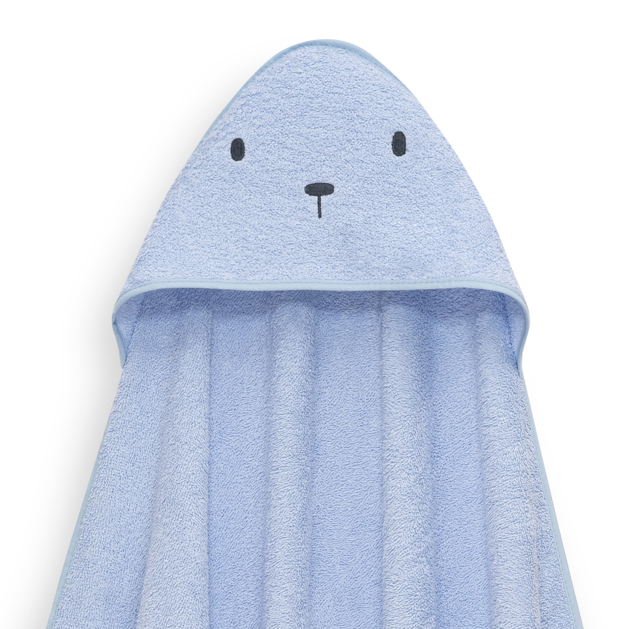 Capa Baño 1X1 Mod Oso+Dudu Muselina Azul