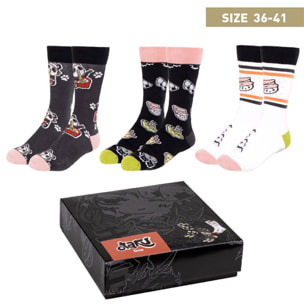 Pack de 3 calcetines diseño otaku