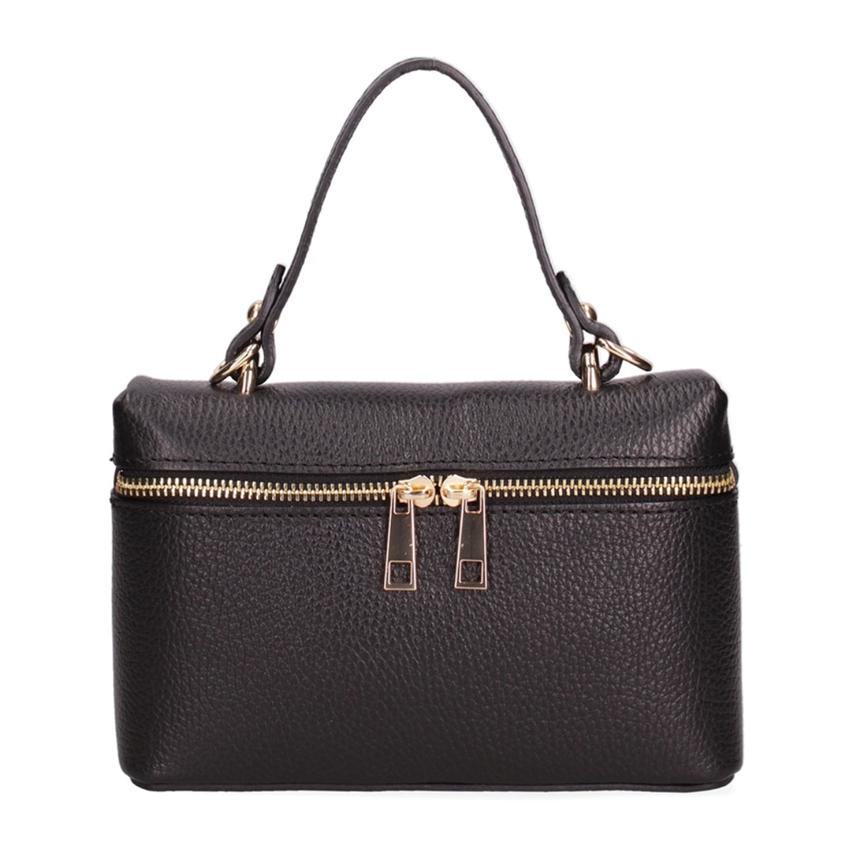 Borsa a mano da donna - Modello False - Vera pelle - 20.0 x 13.0 x 7.0 cm