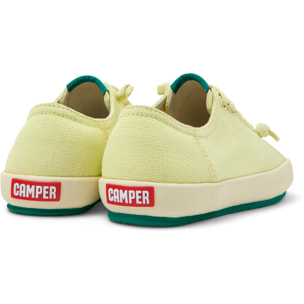 Zapatillas - CAMPER Peu Rambla Vulcanizado - Amarillo - Tejido natural