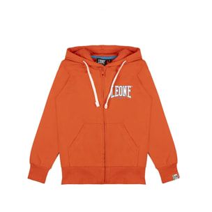 Sudaderas con cremallera para niños Leone New Basic en algodón sin cepillar