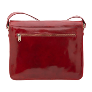 Borsa a tracolla  da donna In Vera pelle Made in Italy 35x27x14 cm