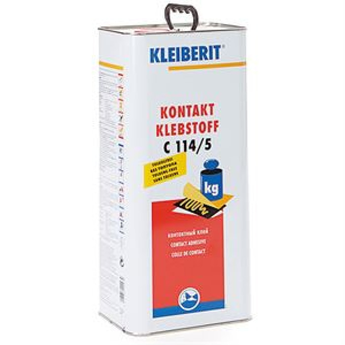 Colle néoprène liquide spatulable KLEIBERIT 114.5 - bidon de 4,5kg (=5,17L) - 114.5.0500