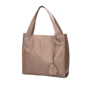 Borsa a spalla  da donna In Vera pelle Made in Italy 34x32x11 cm