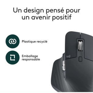 Souris sans fil LOGITECH MX Master 3S Bluetooth