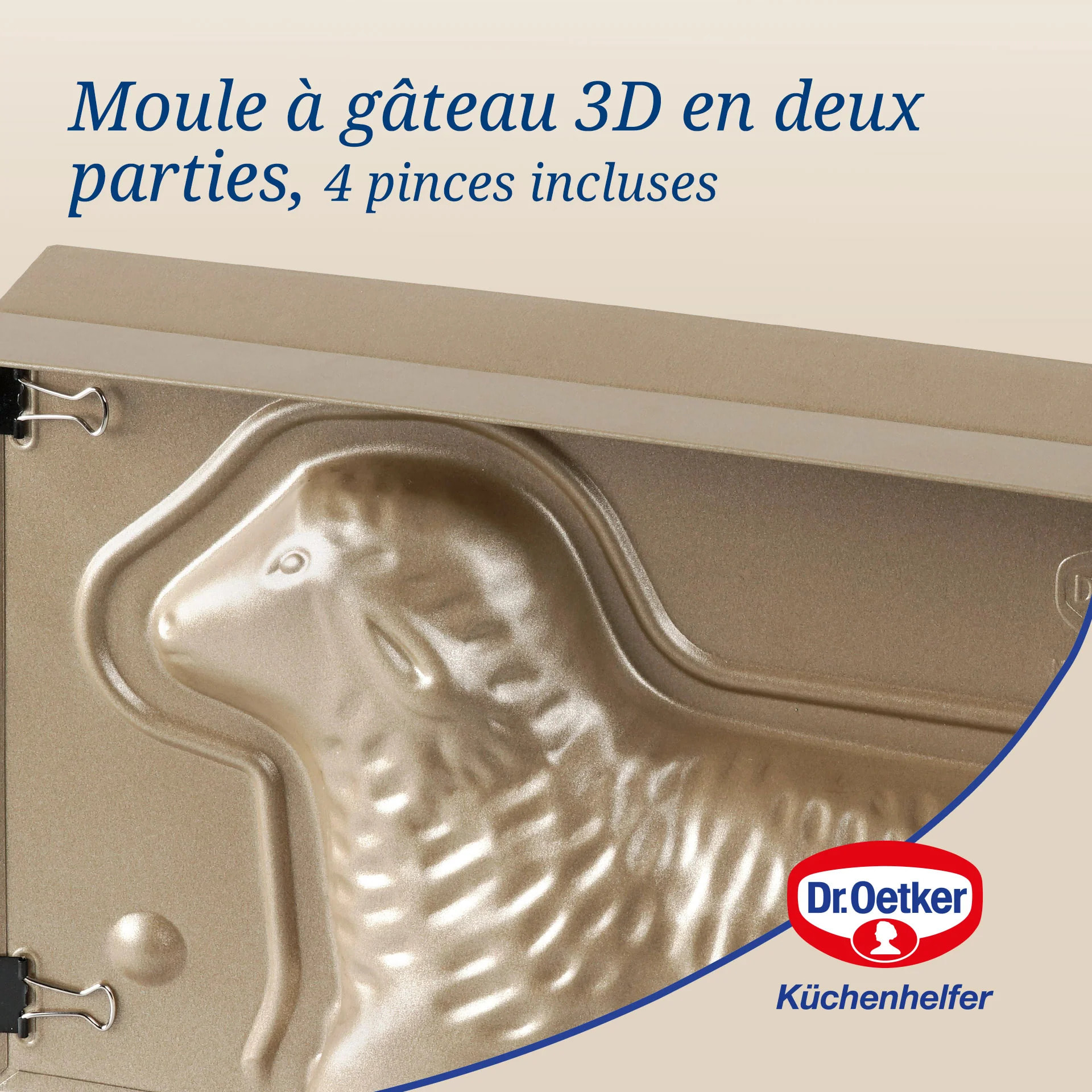 Moule à gâteaux agneau pascal Dr. Oetker Baker Edition