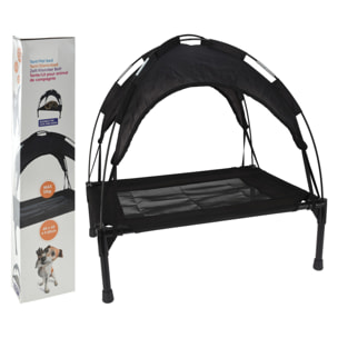 Tienda de campaña con cama para Mascotas de Tamaño Mediano a Grande: Cama Resistente y Duradera de Metal y Poliéster