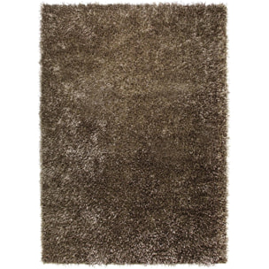 Tapis longs poils shaggy tissé motif uni PONE