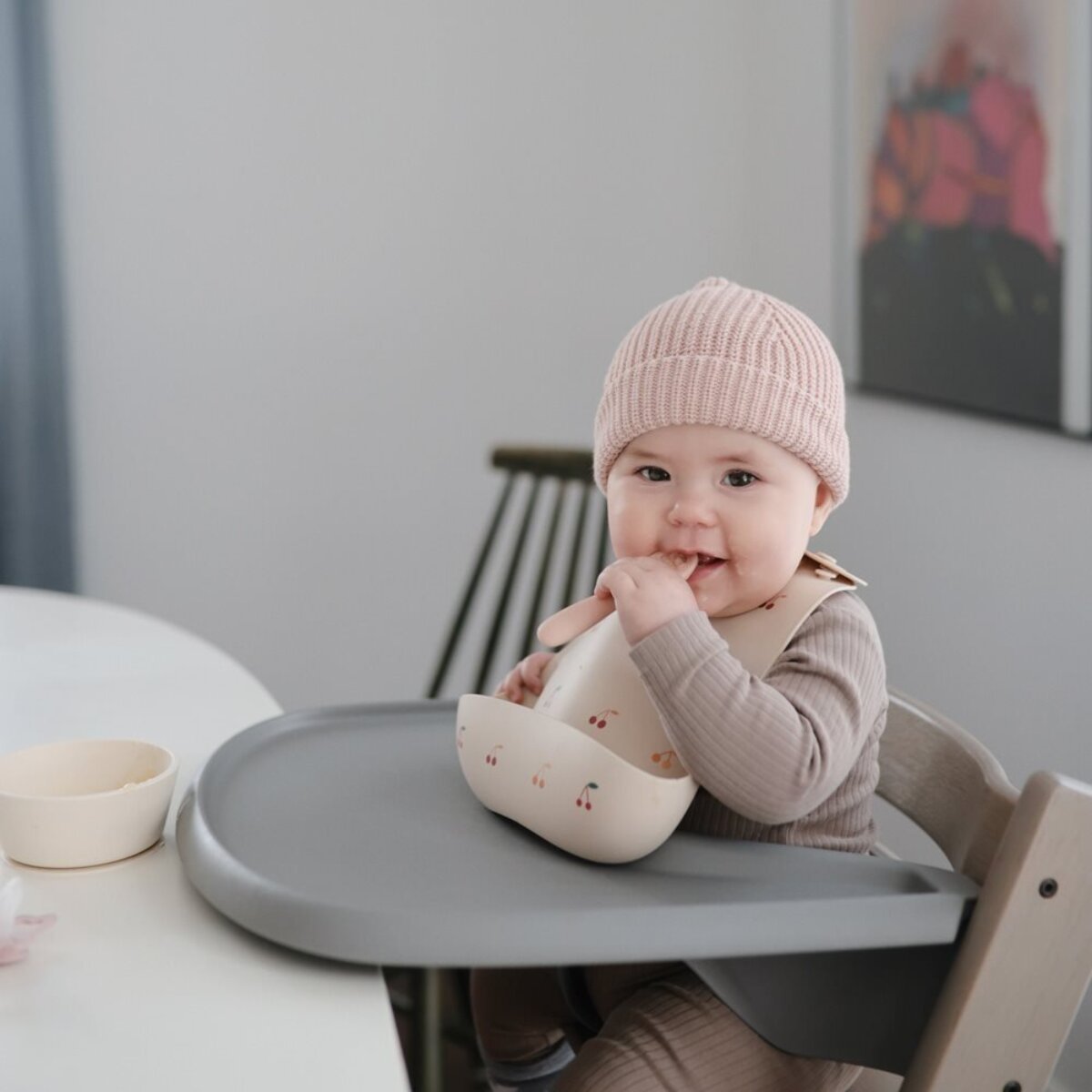 Mushie Mi Primera Cuchara (Pack 2) Solid