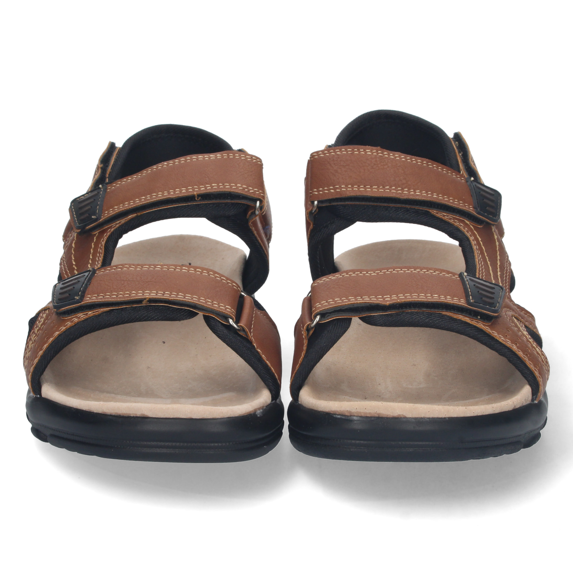 Sandalia Plana con Cierres de cierre autoadherente