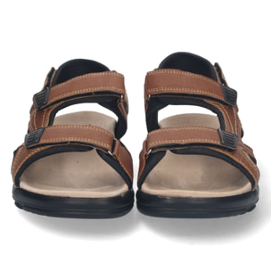 Sandalia Plana con Cierres de cierre autoadherente