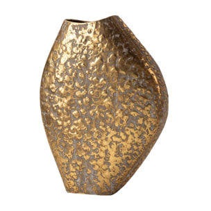 Florero Metal Dorado 27x11x36 Cm