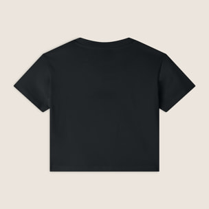 T-shirt cropped slim fit in jersey leggero