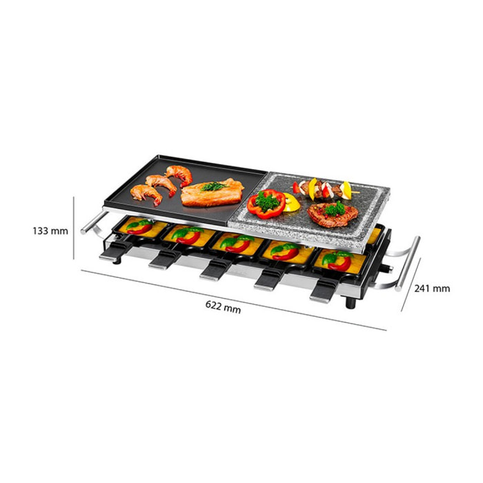 Raclette-gril 2 en 1 Proficook PC-RG 1144