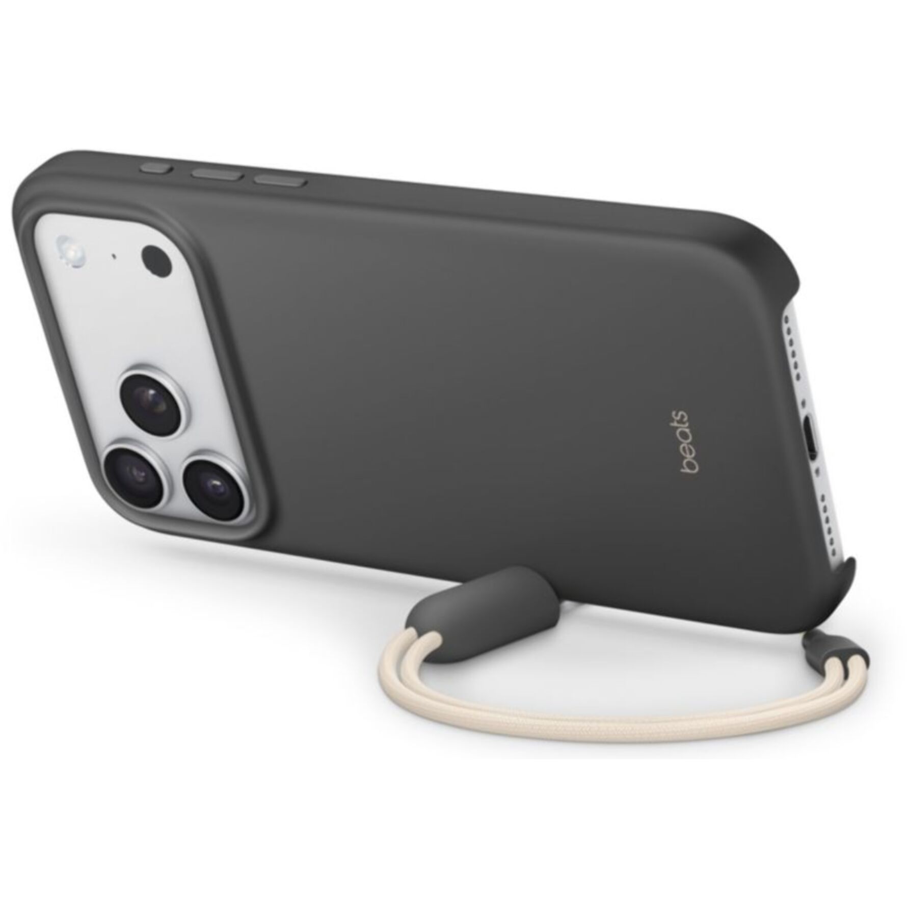 Coque BEATS iPhone 17 Pro Max Magsafe stand Gris