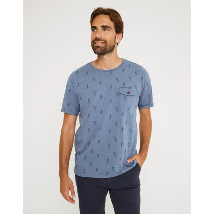 Camiseta Manga Corta Azul Marino - Hoop