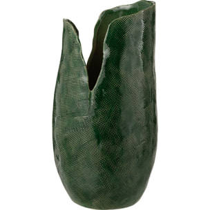 J-Line Vase Thibault - céramique - vert foncé - extra large