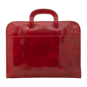 Borsa da lavoro  da uomo In Vera pelle Made in Italy 40x30x6 cm