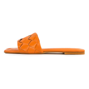 Sandali Donna colore Arancio -1cm