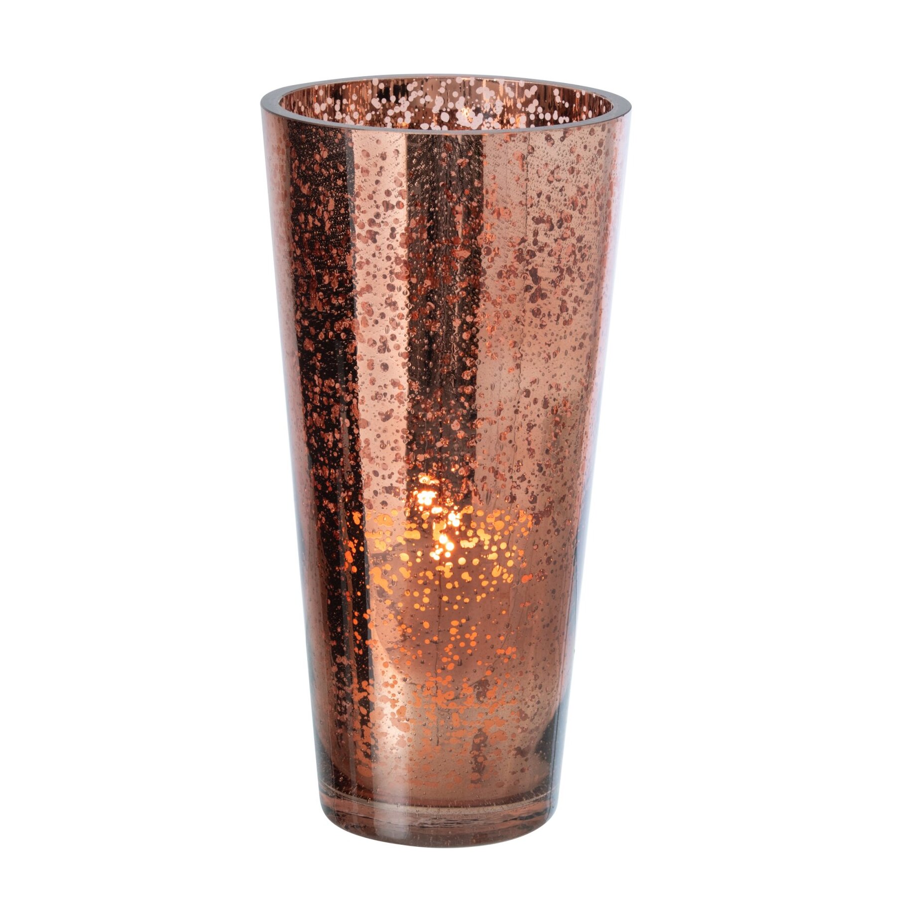 J-Line chandelier - verre - marron - large