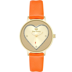 Reloj Juicy Couture JC1234GPOR Mujer Analogico Cuarzo con Correa de Polipiel