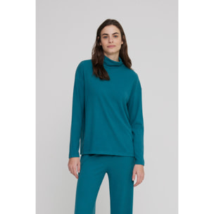 Completo loungewear donna madrid in maglina a coste Noidinotte