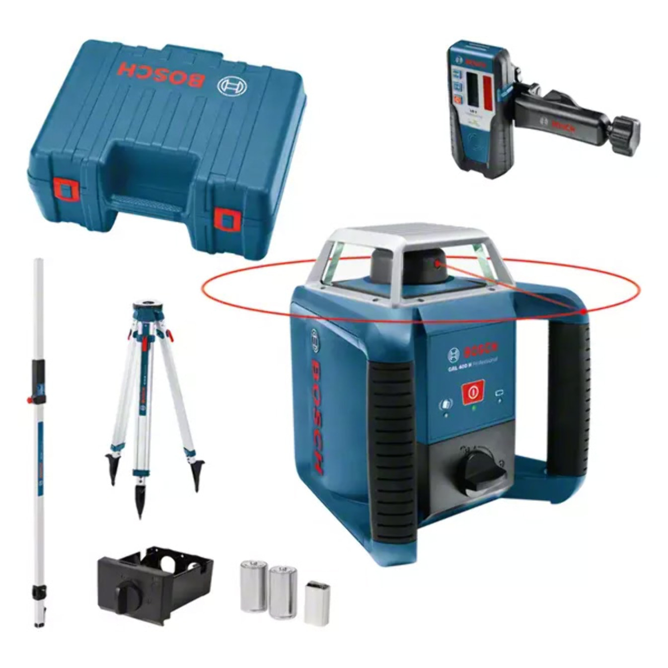 Laser rotatif GRL 400 H - BOSCH - avec batterie - accessoires - coffret - 061599403U