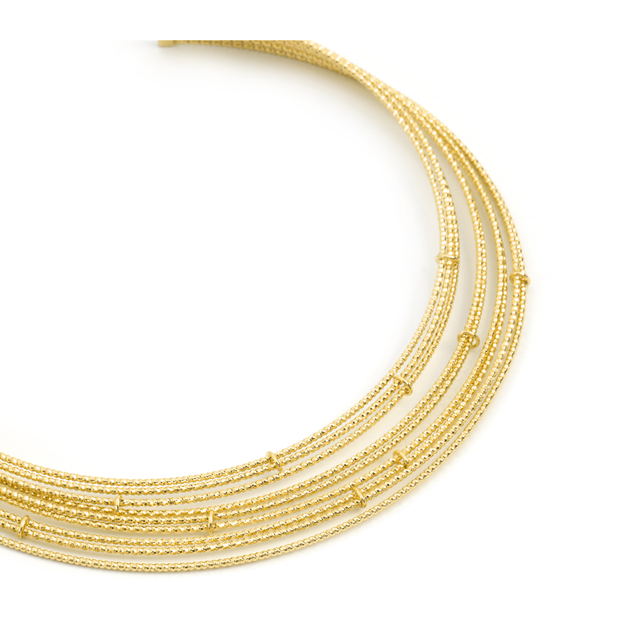 Collar Lisan acabado oro amarillo 18k
