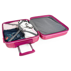 Juego De Maletas Pc Itaca Base Fucsia Fucsia Unicornios