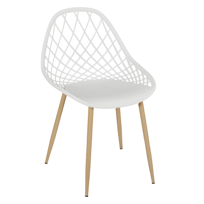 Chaise Exterieur Malaga Blanc