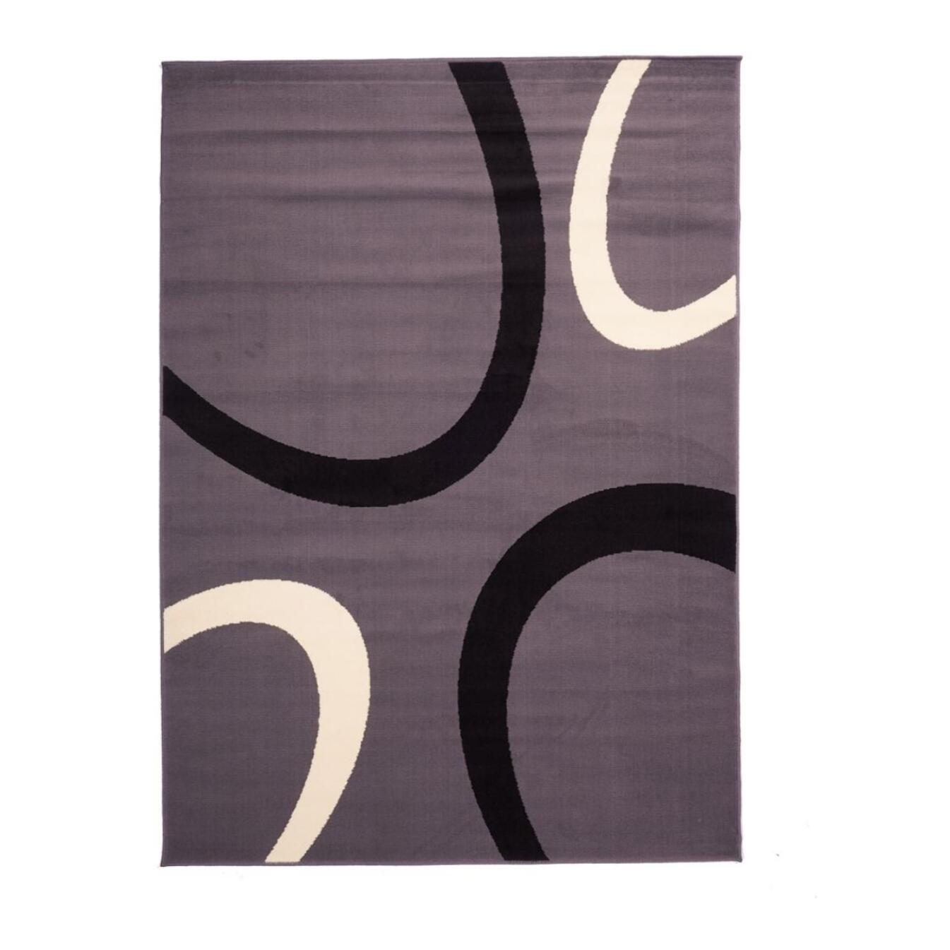 Tapis salon et chambre tissé motif rond FIHA