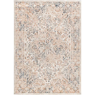 KEOPS Alfombra vintage con relieve multicolor, varias medidas disponibles.