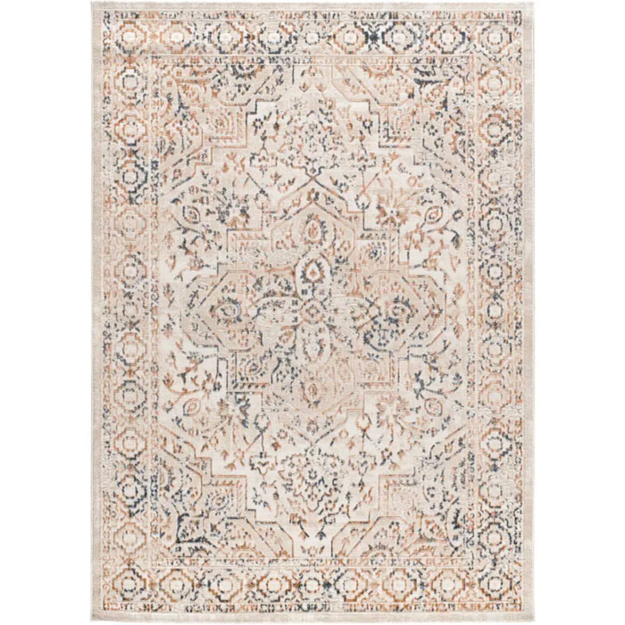 KEOPS Alfombra vintage con relieve multicolor, varias medidas disponibles.