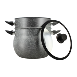 Couscoussier 9L en aluminium - tous feux