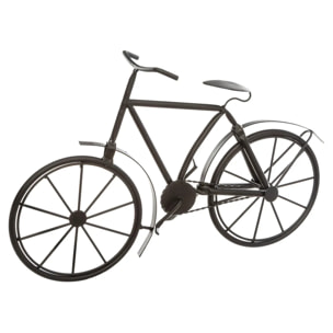 Bicyclette "Loft" - métal - noir - H27 cm