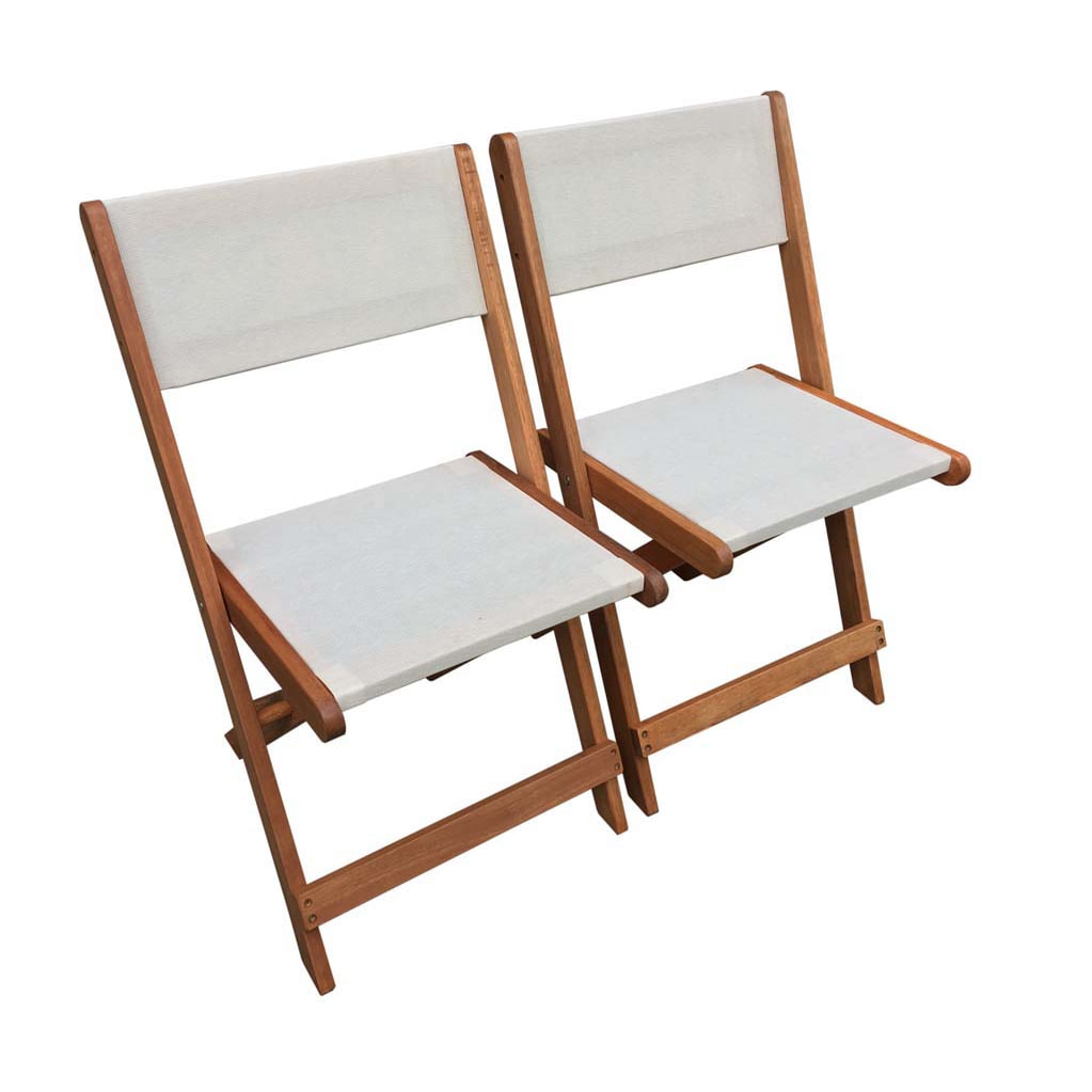 Salon de jardin repas "Séoul" - 1 Table + 6 chaises - Maple - Beige