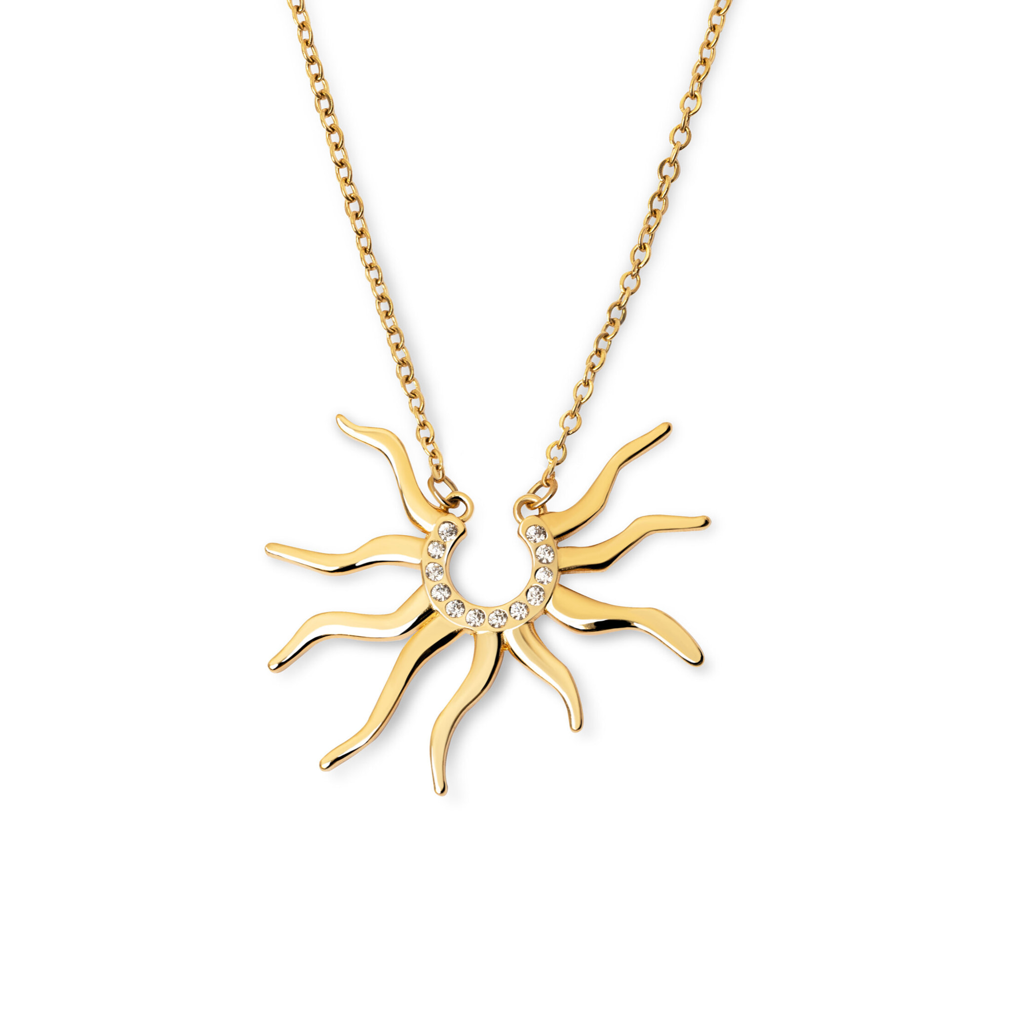 Collana Sole Mio Placcato Oro