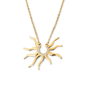 Collana Sole Mio Placcato Oro
