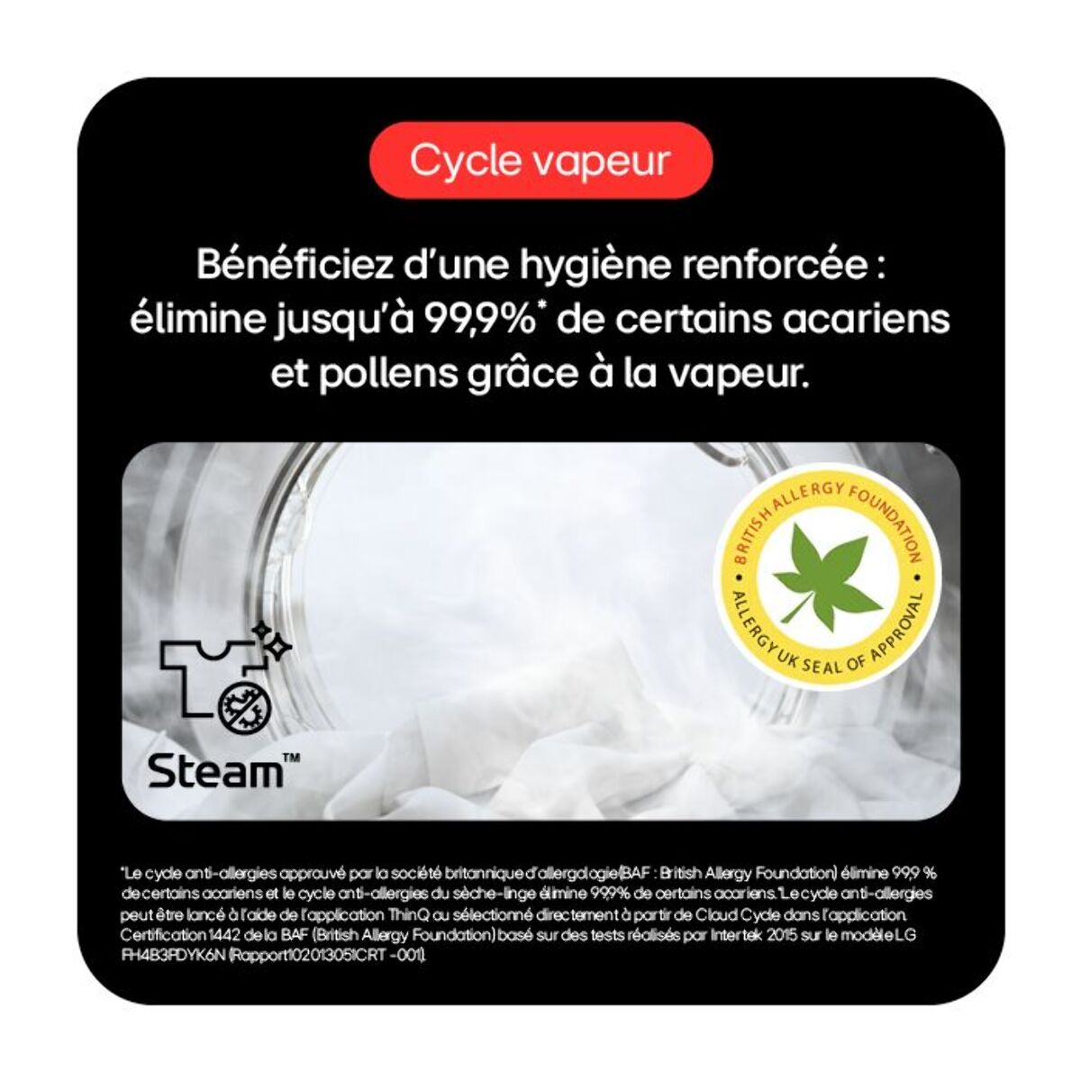 Lave linge hublot LG F94N15WHS