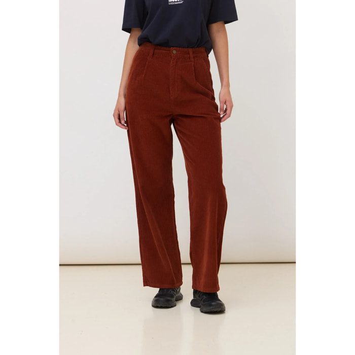 PANTALÓN STRAIGHT MUJER CORD TERRA