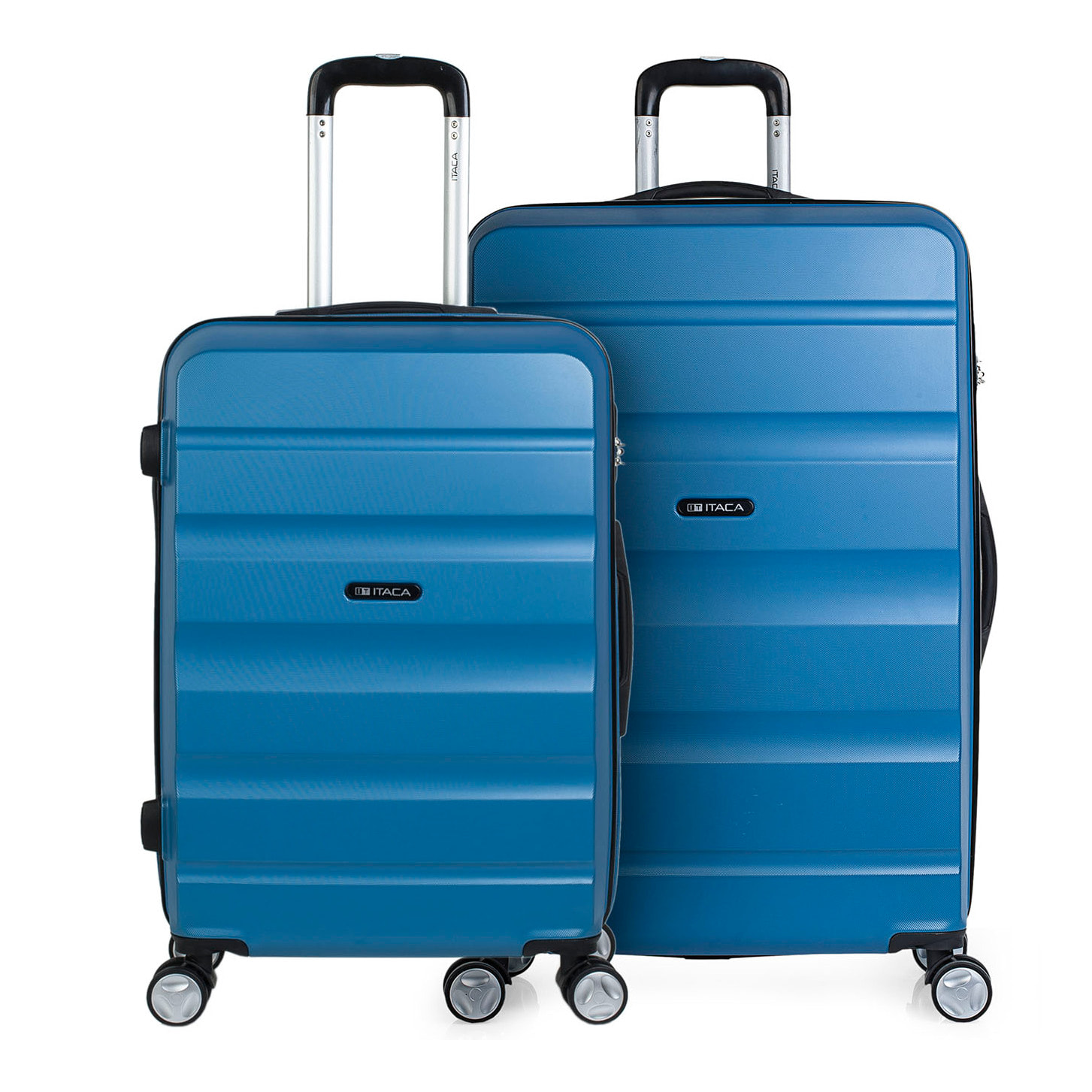 Juego De Maletas Rígidas Abs Itaca Elba Azul